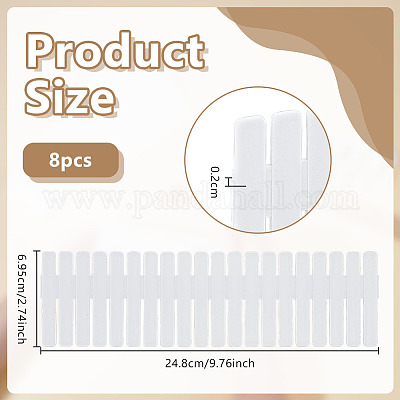 4 divisor de cajón multifunción de plástico PP&nbsp;DIY-WH0061-068B-1