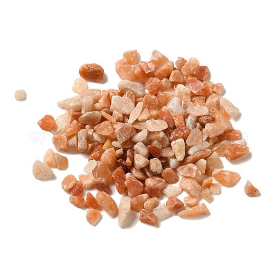 Натуральный красный авантюрин чипов бисером G-O103-01-1