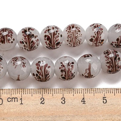 Бусы лэмпворк ручной работы LAMP-L079-05C-1