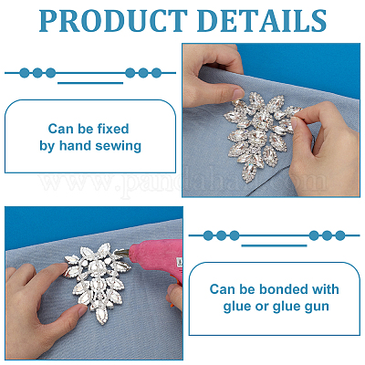 1шт. украшение из сплава стекла FIND-FG0004-85A-1