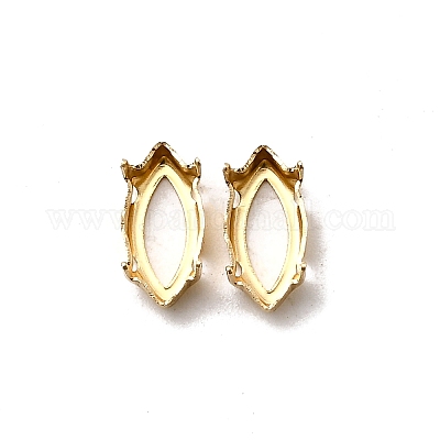 Конский глаз латунь пришить настройки зубца KK-N0084-A03-5x10G-1