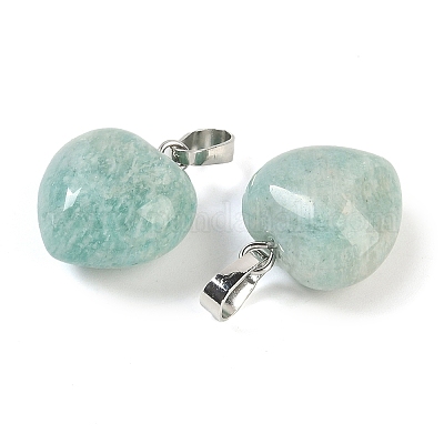 Природные подвески амазонит G-J386-H16-P-1