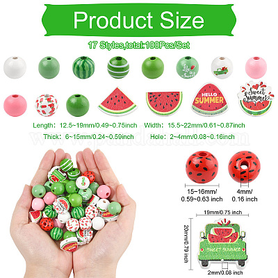 Деревянные бусины WOOD-CJ0002-32-1