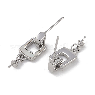 Латунь с фурнитурой для сережек-пусетов-ракушек KK-G497-32P-1