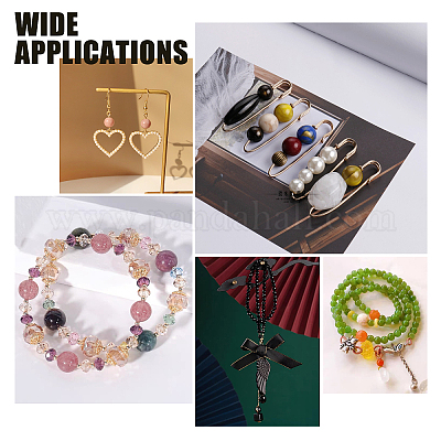 Нити бусин из натурального черного рутилированного кварца G-AR0003-57-1