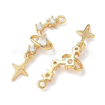 Латунные микро проложить кубического циркония подвески KK-Z136-05G-01-1