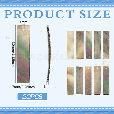 20 шт. подвески-ракушки из натуральной черной губной помады BSHE-BC0001-18A-1