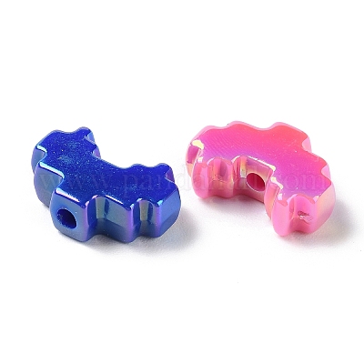 Perles acryliques plaqués UV&nbsp;X-SACR-G034-03-1