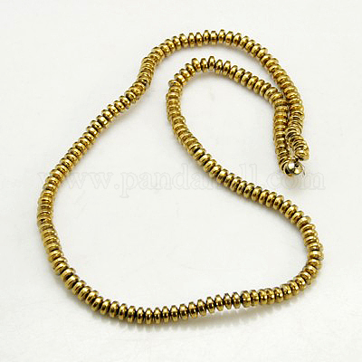 Немагнитные синтетический гематит бисер пряди G-C124-4x2mm-1-1