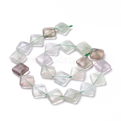 Естественно ромб флюорита бисер пряди G-L254-08-1
