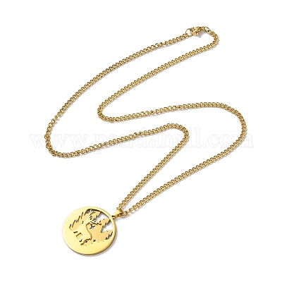 Двухслойные подвески из нержавеющей стали 304 NJEW-D047-02G-1