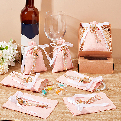 Прямоугольные пакеты из полиэстера с завязками ABAG-AB00010-1