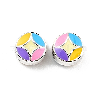 Ccb пластиковые европейские бусины CCB-P015-01P-01-1