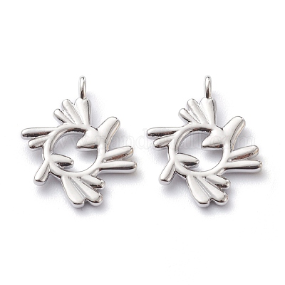 Латунные подвески KK-Z010-22P-1