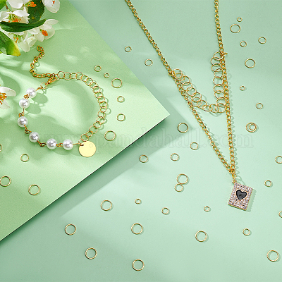 400 шт. 4 стиля соединительных колец из нержавеющей стали 304 STAS-GA0001-53-1