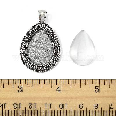 Наборы для самостоятельного изготовления подвески в форме слезы DIY-FS0009-39-1