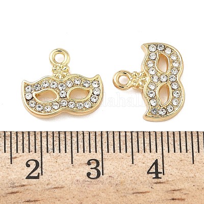 Подвески из сплава и страза&nbsp;ENAM-I073-04G-02-1