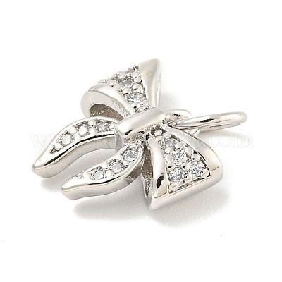 Покрытие стойки латунь микропаве прозрачные подвески из кубического циркония KK-B093-01H-P-1