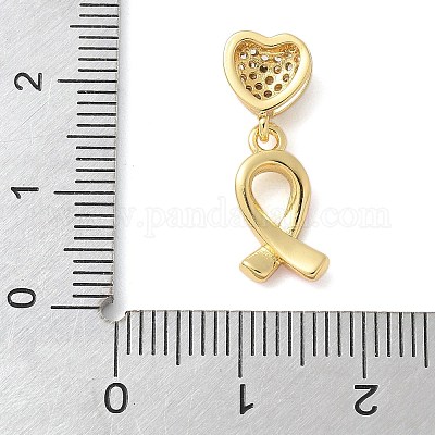 Латунные микро проложить кубического циркония подвески KK-K298-10A-G-1