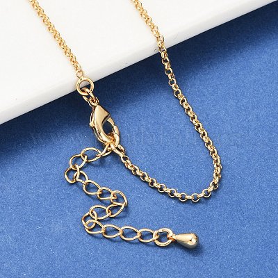 Ожерелья с длинной цепочкой из латуни NJEW-K112-10G-NF-1