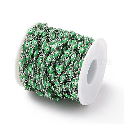 Эмалированная рука хамса с цепями от сглаза CHS-G023-01P-02-1