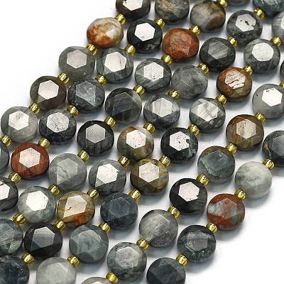 Натуральный орлиный глаз бусы&nbsp;G-C116-A153-01-1