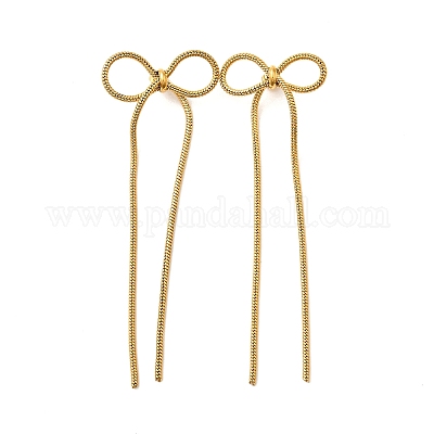 Серьги-гвоздики из нержавеющей стали 304 EJEW-A129-01G-1