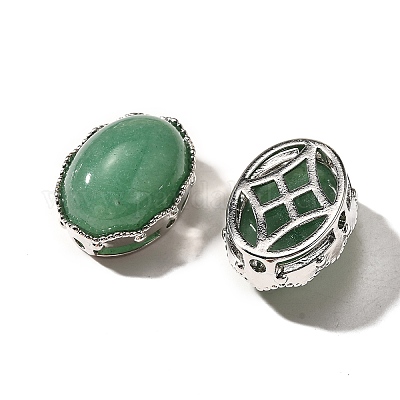 Многорядные звенья из натурального зеленого авантюрина KK-M304-03P-07-1