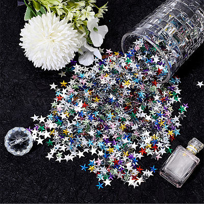 2000шт 10 цвета акриловые кабошоны OACR-SP0001-52-1