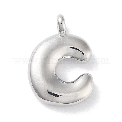 Подвески из латуни с покрытием стойки с буквами-шариками X-KK-C050-01P-C-1