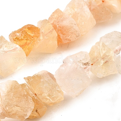 Природный цитрин бисер нитей G-I283-F27-1