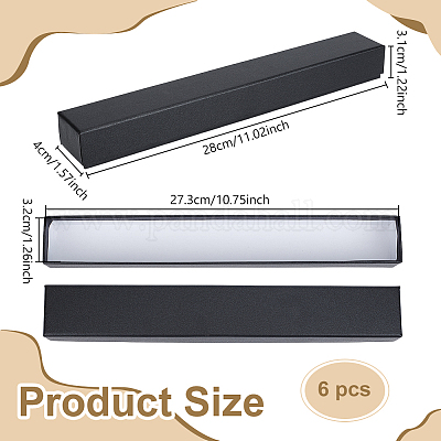 Картонные коробки для хранения бумаги CON-WH0085-128B-1