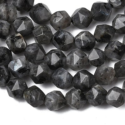 Натуральные нити бус из ларвикита G-Z119-A32-01-1