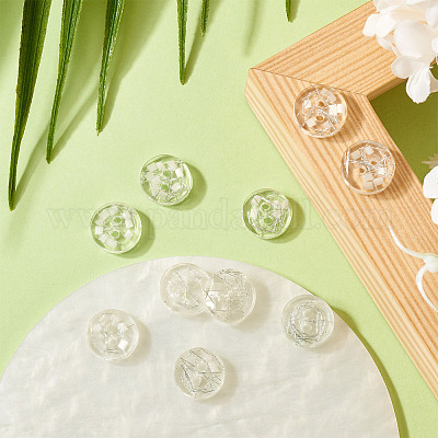 Кнопка 2 отверстие смолы&nbsp;BUTT-TAC0007-01B-1