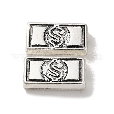 Сплавочные овальные бусины тибетского стиля  PALLOY-P302-09A-AS-1