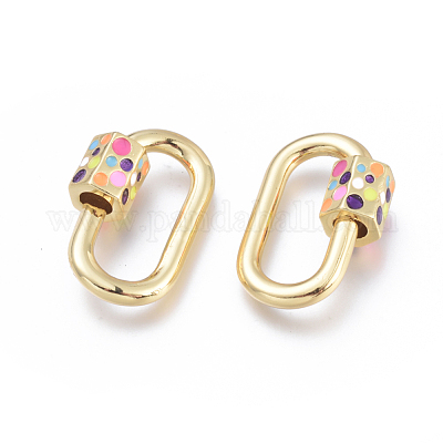 Латунные брелоки с карабином KK-I673-01G-1