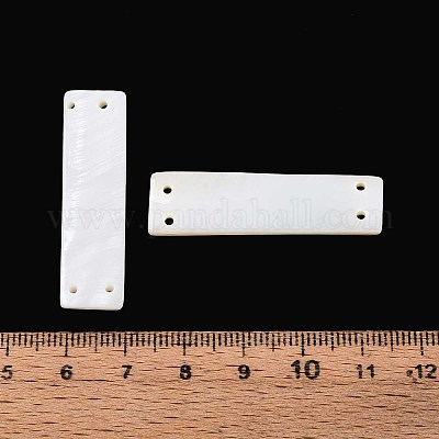 Многожильные звенья из натуральной пресноводной ракушки с 4 отверстием SHEL-T020-67-1