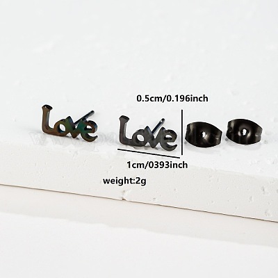 201 серьги-гвоздики из нержавеющей стали&nbsp;FS-WGB18B1-08-1