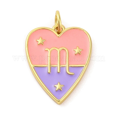 Латунь эмаль подвески KK-Z077-01G-06-1