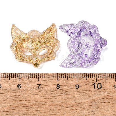 Светящиеся кабошоны из прозрачной смолы CRES-L045-08-1