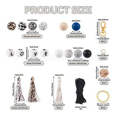 Набор для изготовления брелка своими руками DIY-TA0004-40-1