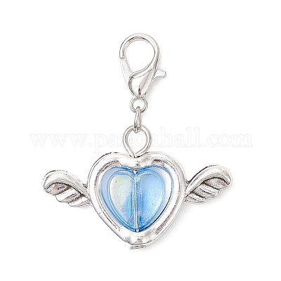 7 шт. подвесных украшений из акрила и сплава HJEW-JM03983-1