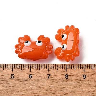 Прозрачные стеклянные эмалевые бусины LAMP-V001-08K-1