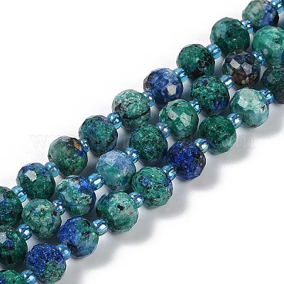 Нити бусин из натуральной кунжутной яшмы G-H057-A21-08-1