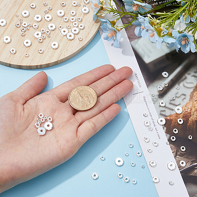 100шт 5 стильные латунные бусины KK-FH0005-35S-1