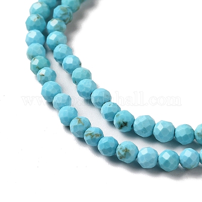 Chapelets de perles en howlite naturelle&nbsp;G-C025-03B-02-1