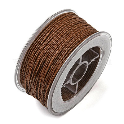 Круглый вощеный полиэфирный шнур YC-C001-01A-03-1