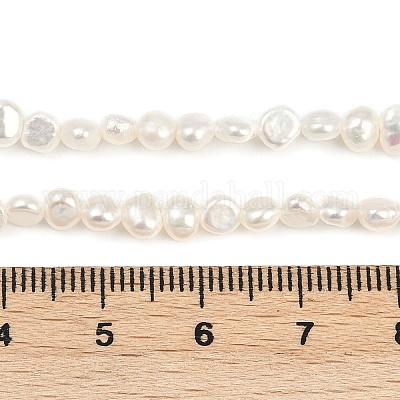 Нити из натурального культивированного пресноводного жемчуга PEAR-P064-19C-12A-1