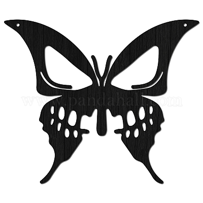 black butterfly wall art