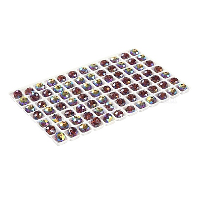 Perles de verre plaquées couleur ab&nbsp;EGLA-P059-03B-AB15-1